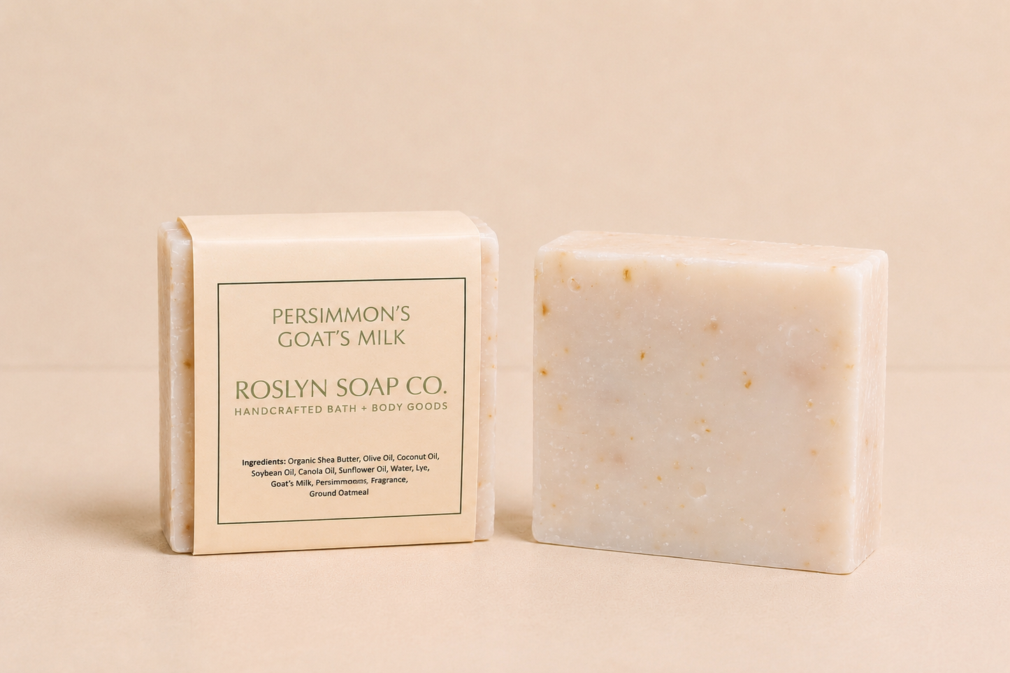 Persimmons Goat's Milk - Handcrafted Bar Soap
