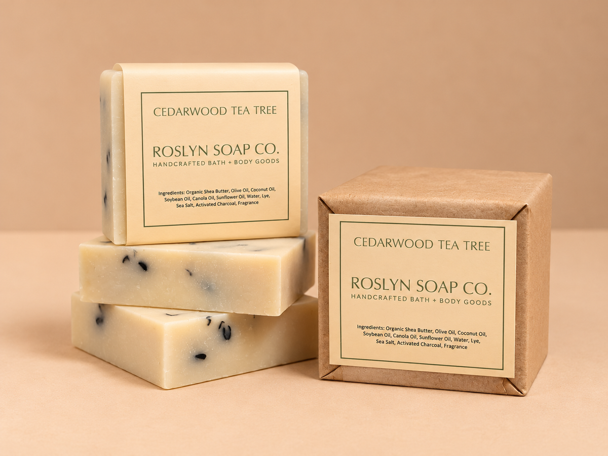 Cedarwood Tea Tree - Handcrafted Bar Soap