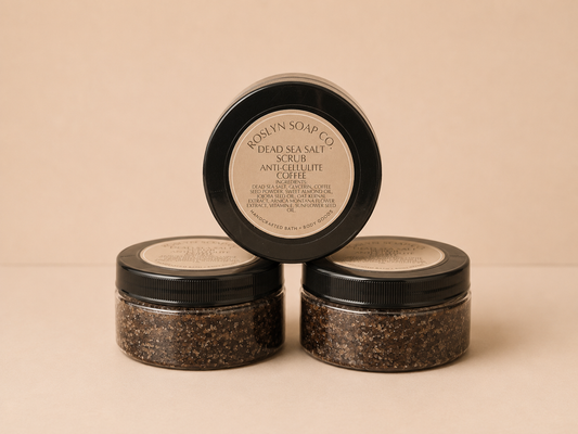 Anti-Cellulite Coffee - Dead Sea Salt Scrub 10oz