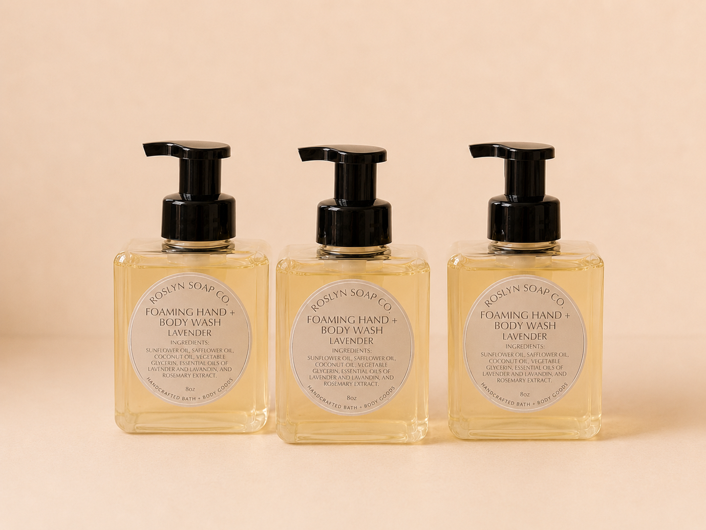 Organic Lavender Foaming Hand and Body Wash