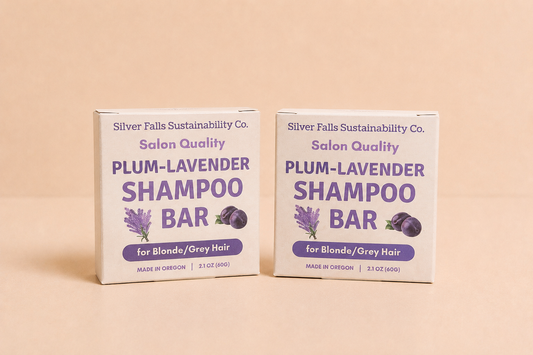 Plum Lavender - Shampoo Bar for Blonde/Grey Hair 2.1oz