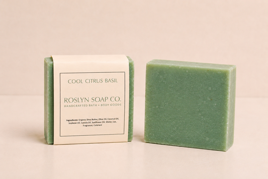 Cool Citrus Basil - Handcrafted Bar Soap