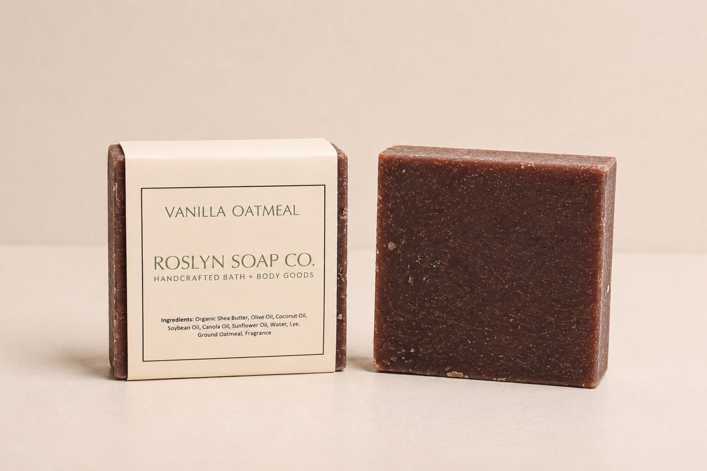 Vanilla Oatmeal - Handcrafted Bar Soap