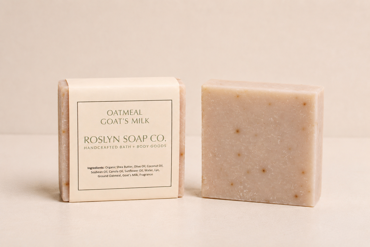 Oatmeal Goat's Milk - Handcrafted Bar Soap