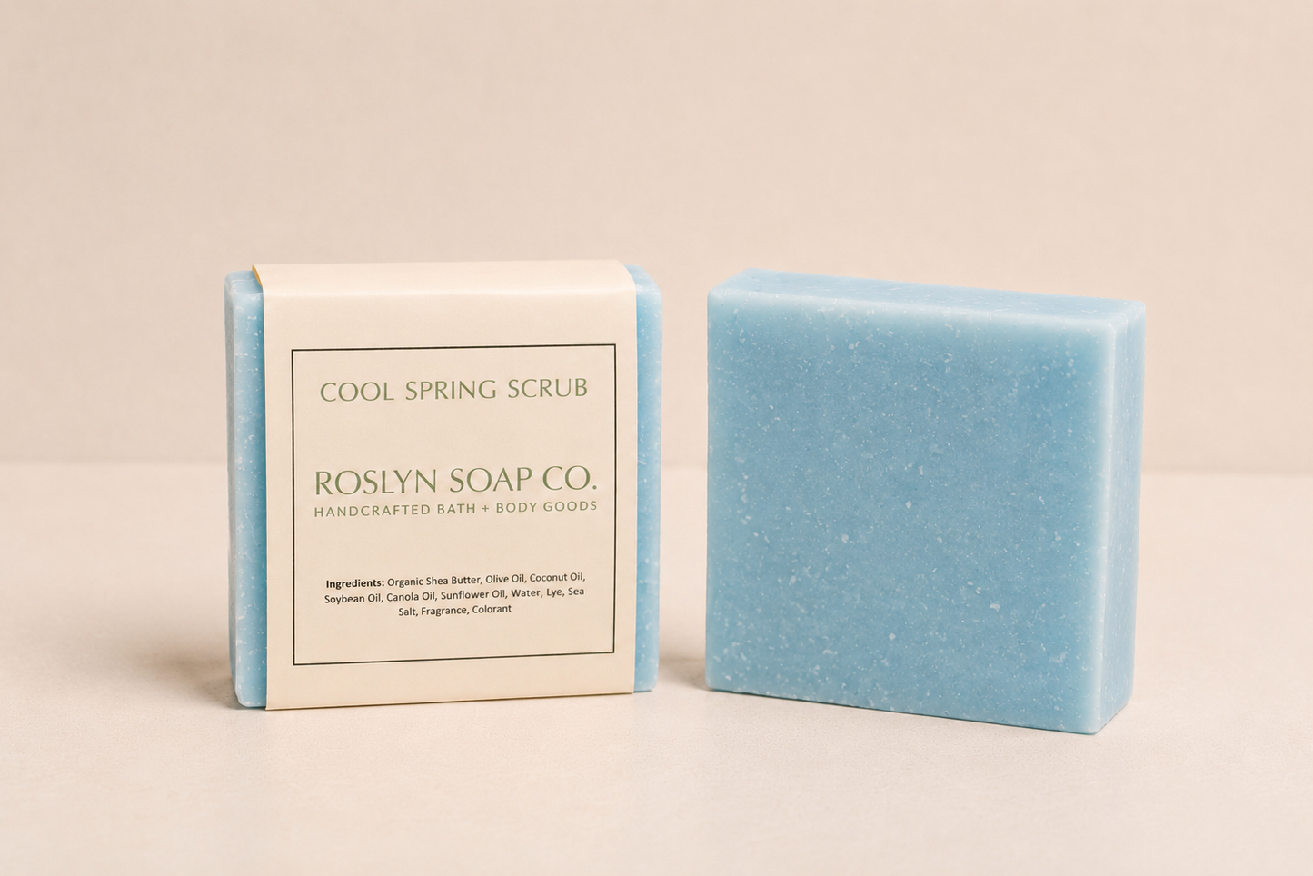 Cool Spring Scrub - Handcrafted Bar Soap