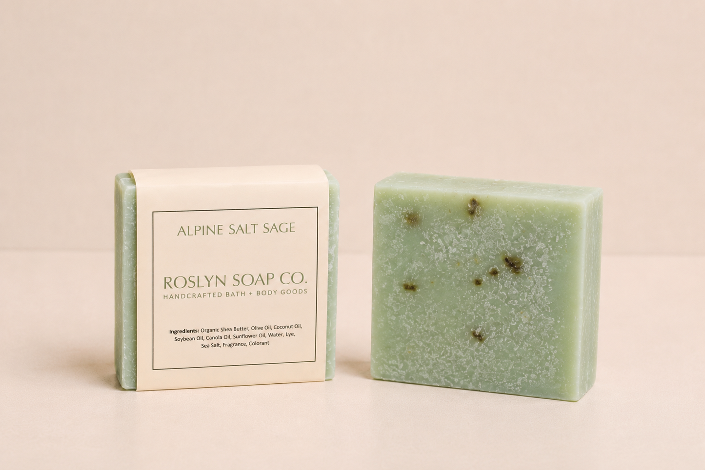 Alpine Salt Sage - Handcrafted Bar Soap