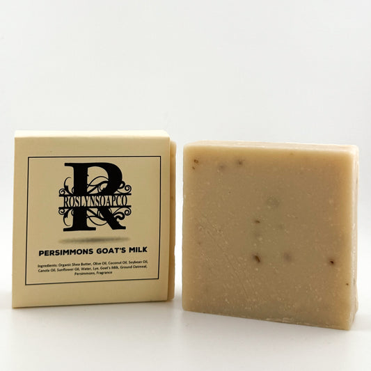 Persimmons Goat's Milk - Handcrafted Bar Soap