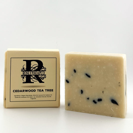 Cedarwood Tea Tree - Handcrafted Bar Soap