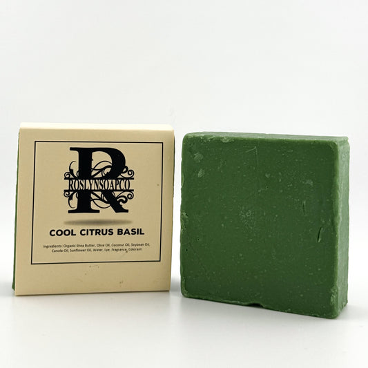 Cool Citrus Basil - Handcrafted Bar Soap