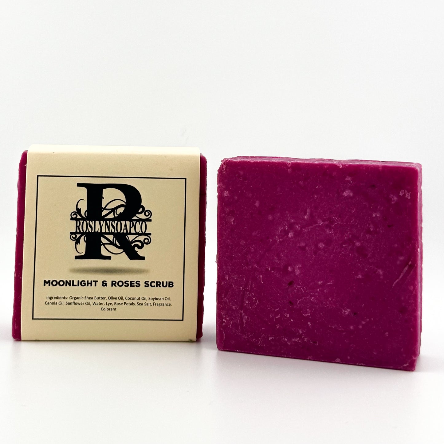 Moonlight & Roses Scrub - Handcrafted Bar Soap