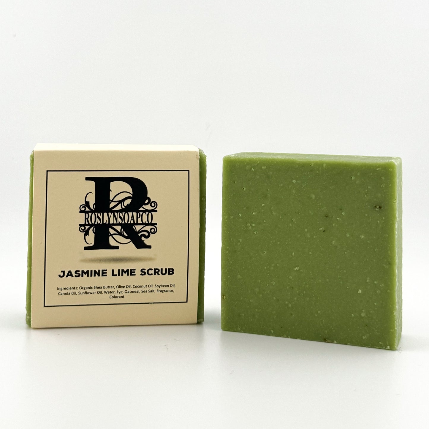 Jasmine Lime Scrub - Handcrafted Bar Soap