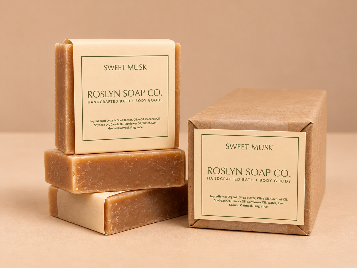 Sweet Musk - Handcrafted Bar Soap